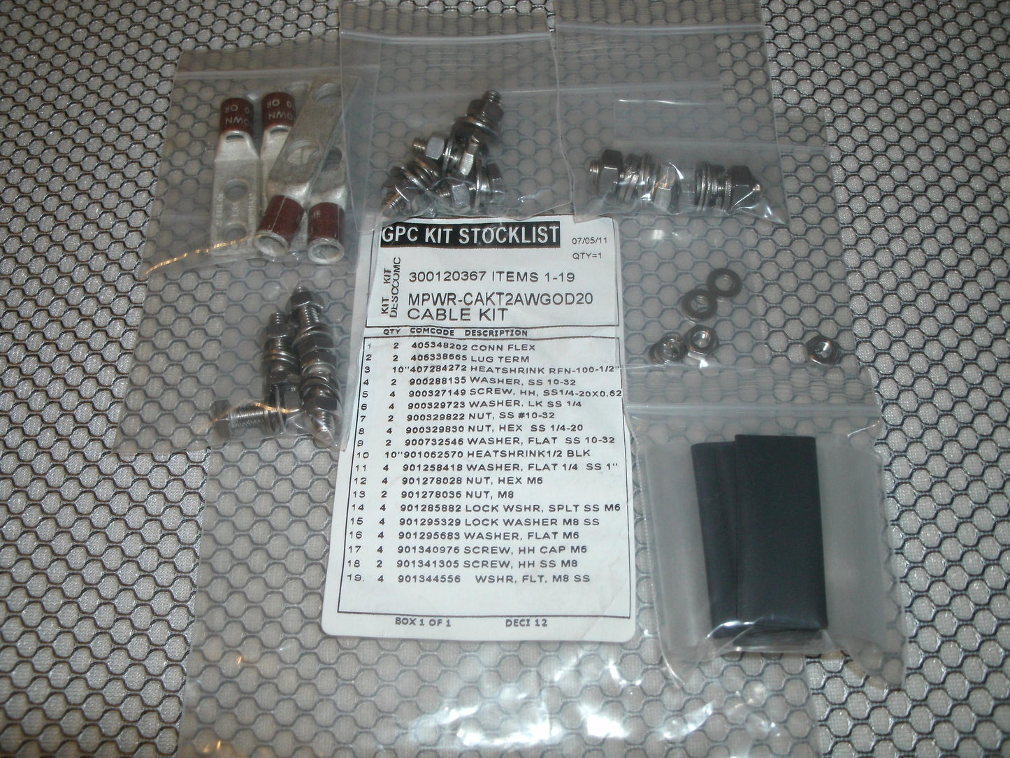 Lucent 300120367 Cable Kit. New.