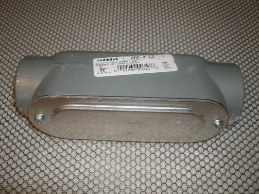 Red Dot DAC-4-CG. 1 1/4" C-Style Conduit Body. New.
