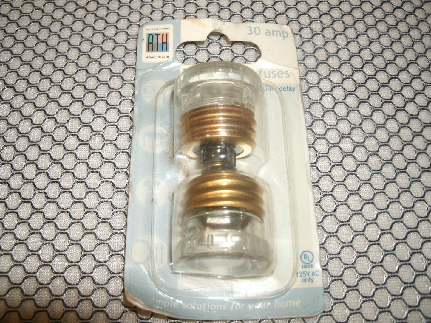 RTH 30 Amp Type-TL Fuses. # 278475 Two per package.