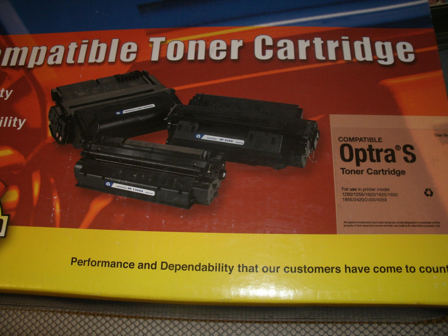 Lexmark 1250 Optra S Compatible Black Toner Cartridge.