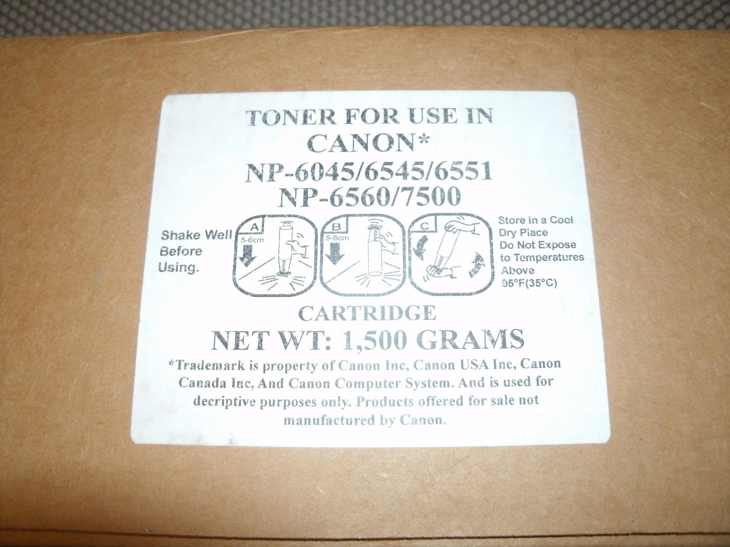 Canon Laser Toner for NP-6045, NP-6560. New.