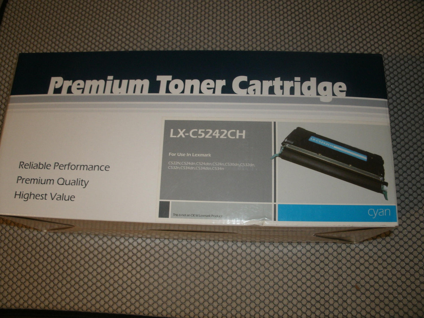 Lexmark LX-C5242CH Cyan Toner Cartridge. New.