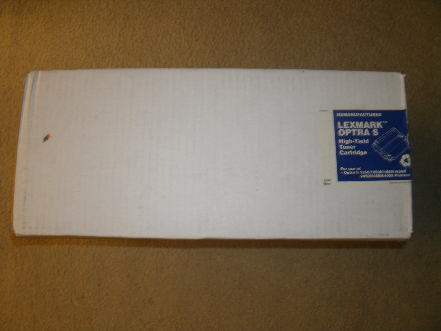 Lexmark 1250N Optra S High Yield Toner Cartridge. New.