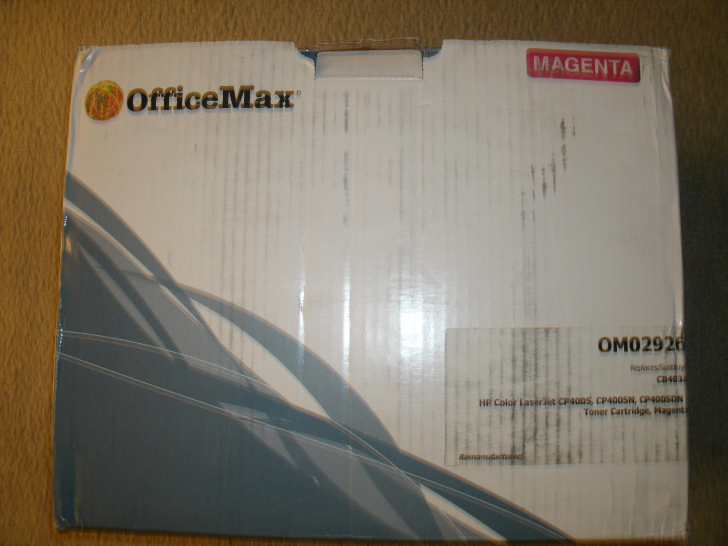 HP Color 0M02926 Magenta Toner Cartridge.