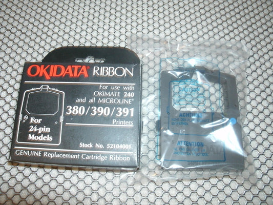 Okidata Ribbon Cartridge. 52104001. New.