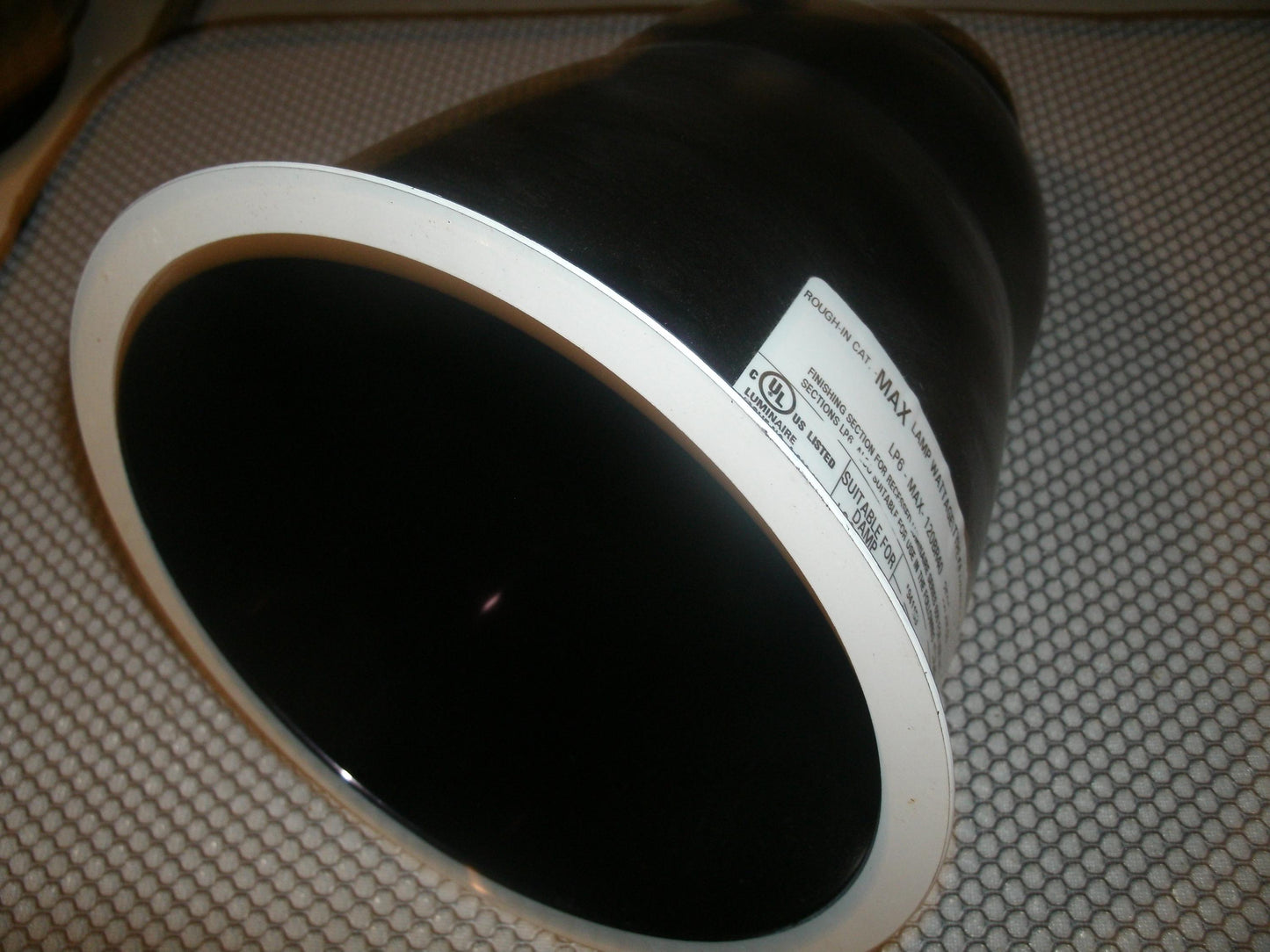 Lithonia Lighting 6M1BL Black Reflector. New.