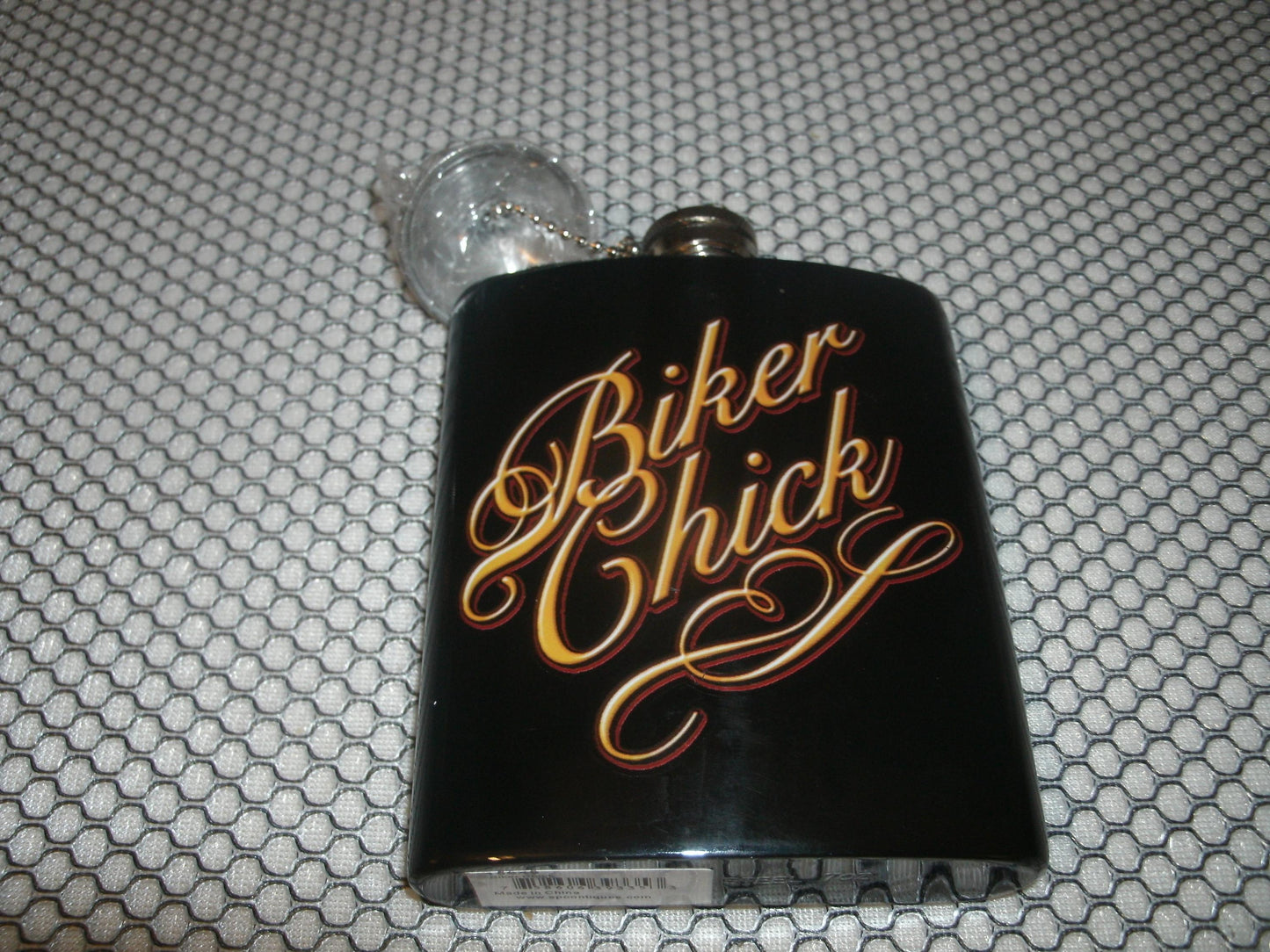 Biker Chick Flask, 15649. New.