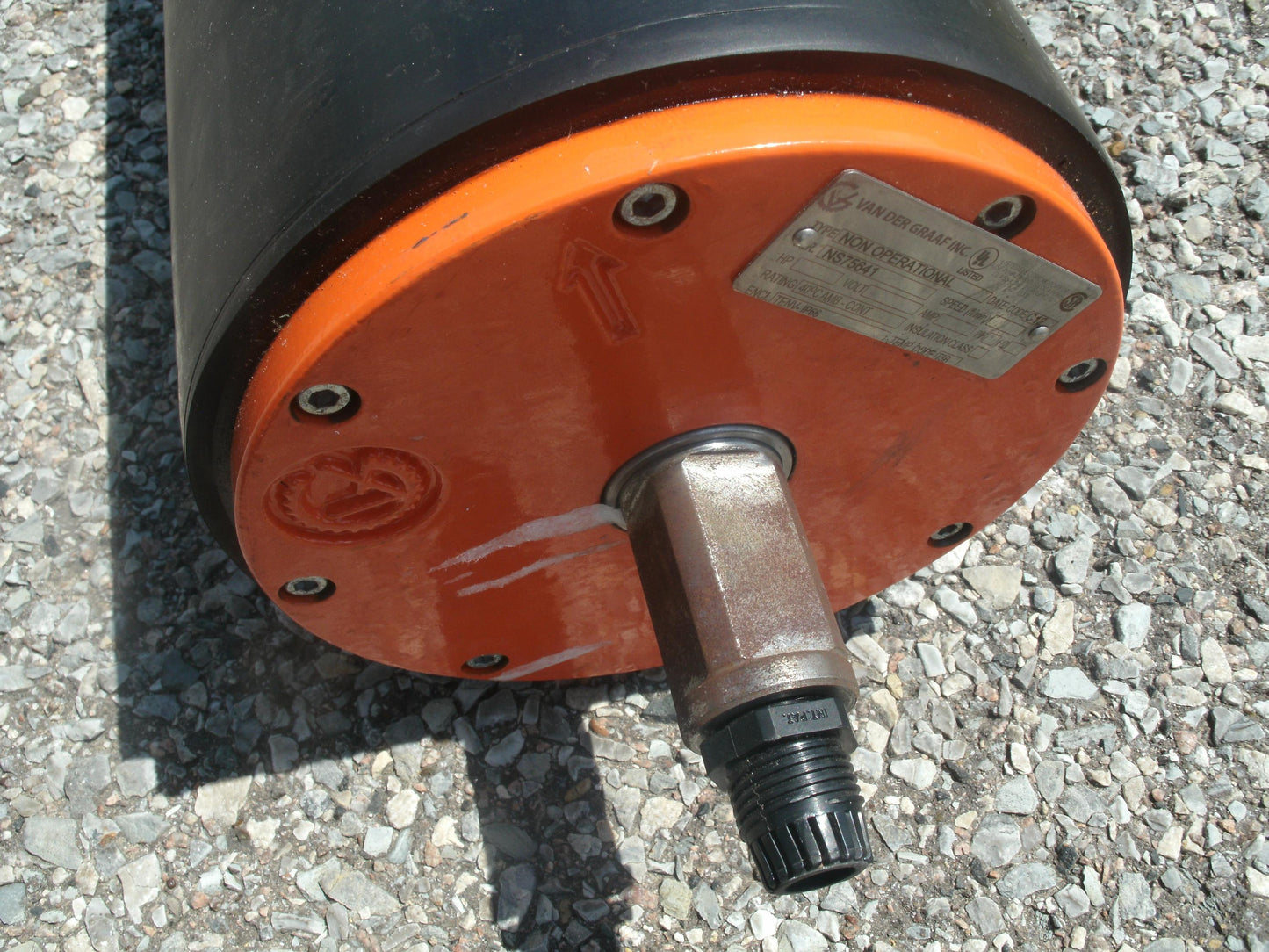 Van Der Graaf NS75641 Conveyor Roller. Used.