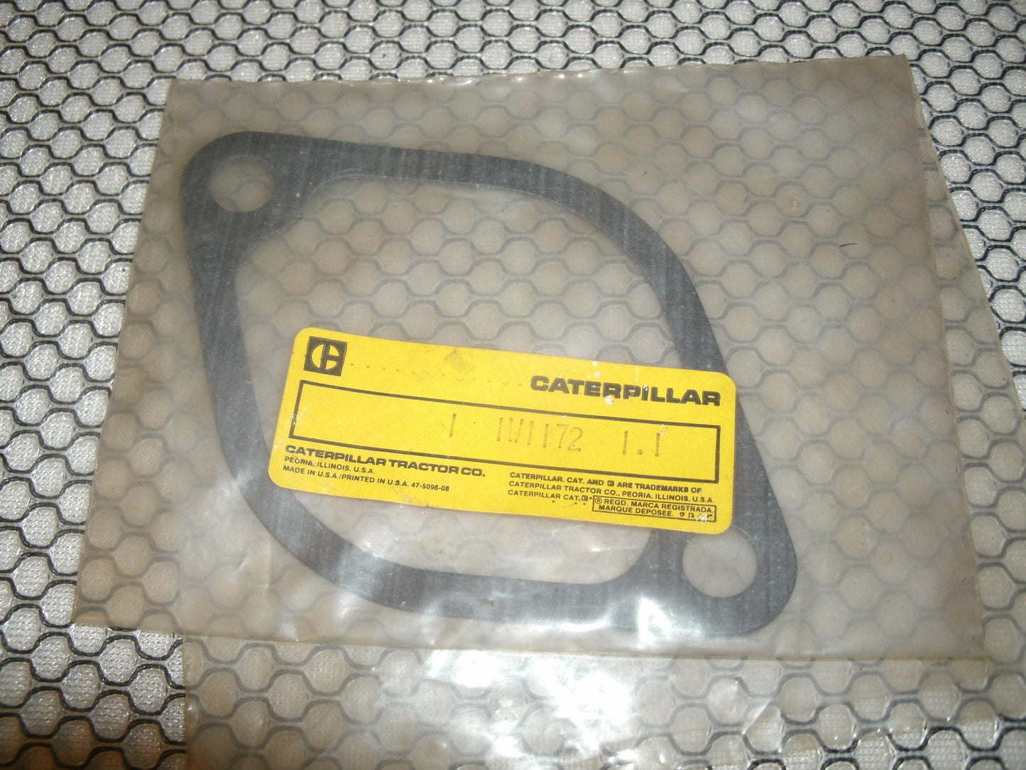Caterpillar 1W1172 Gasket. New.