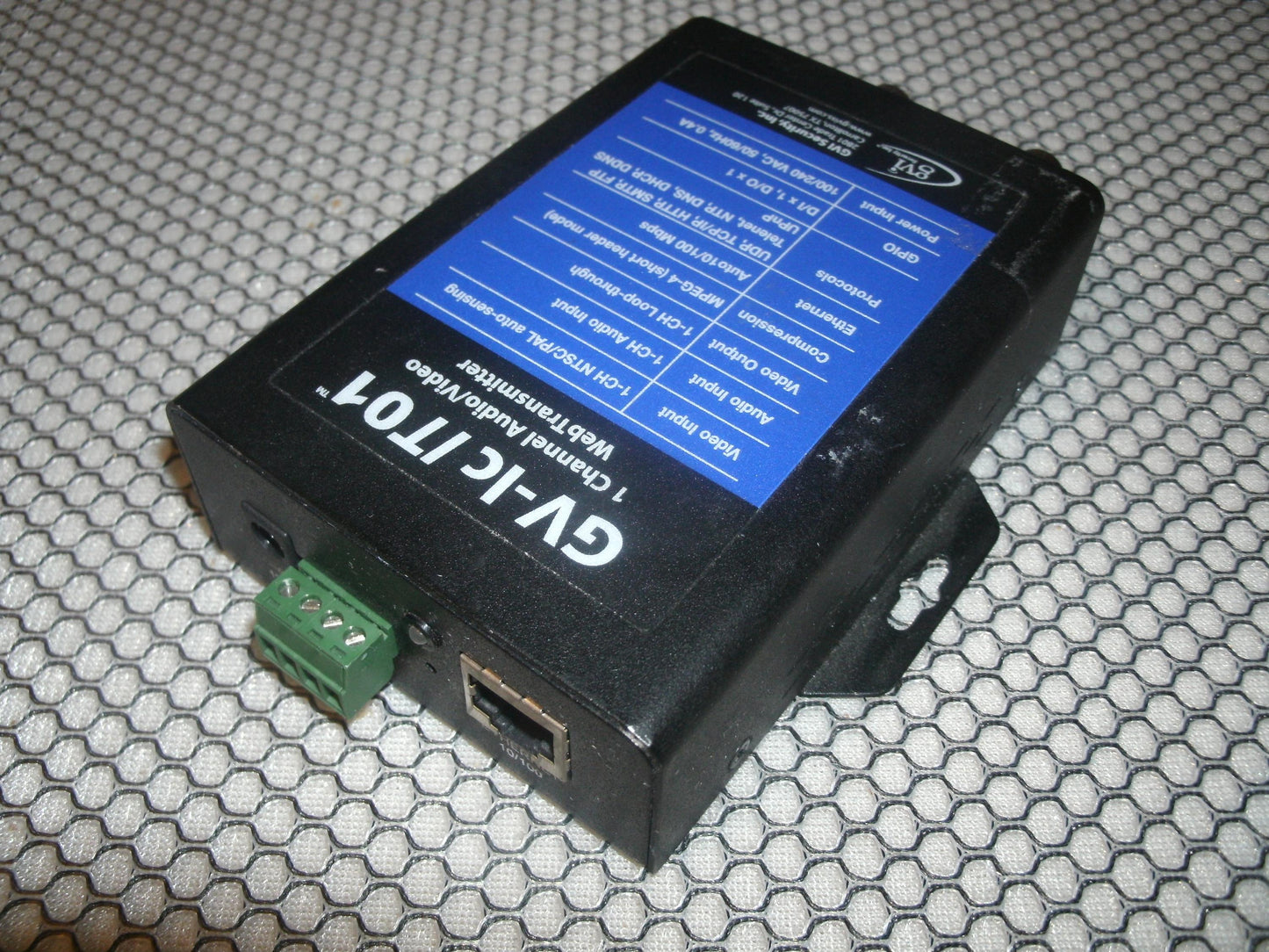 GVI Security GV-ICIT01, GV-ICT01, Video/Audio Transmitter. (D1)