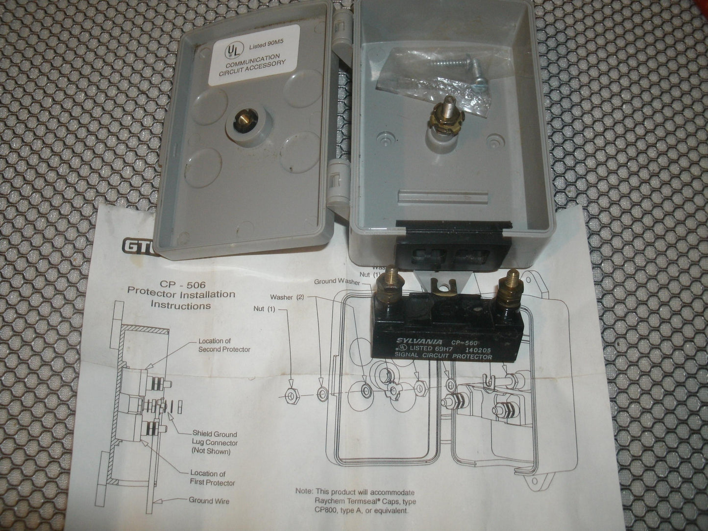 GTE Signal Circuit Protector Box CP-506.