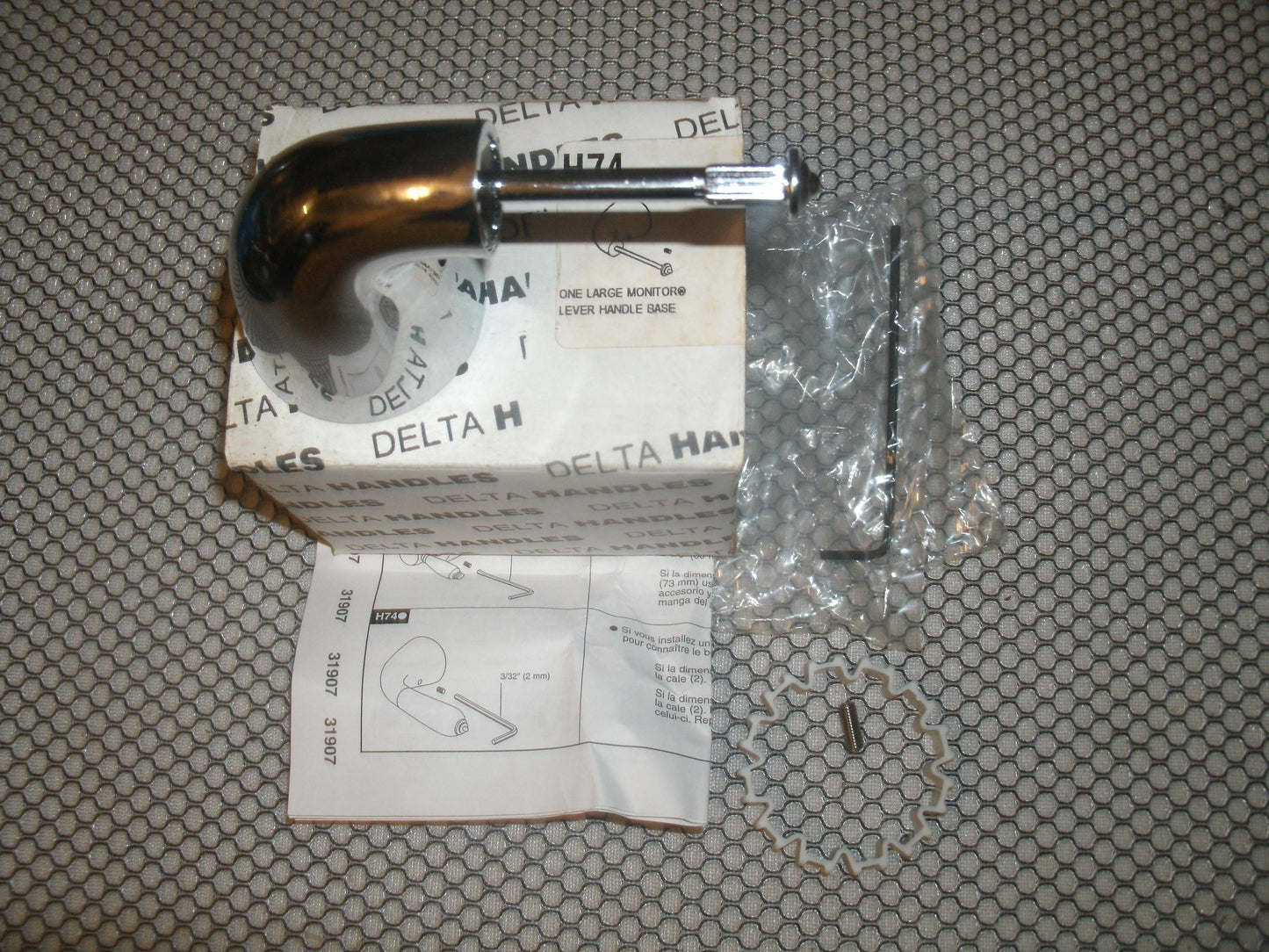 Delta H74 Kit. One Large Monitor Lever Handle Base.