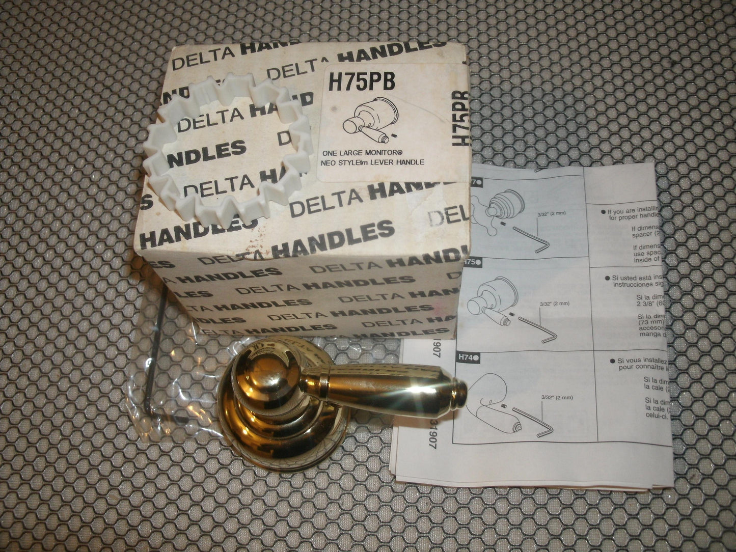Delta H75PB One Large Monitor Neo Style Lever Handle.