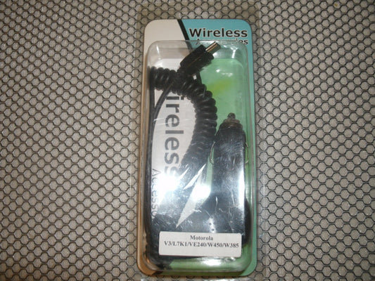 W.A.S.P. Motorola Car Cell Phone Charger. New.