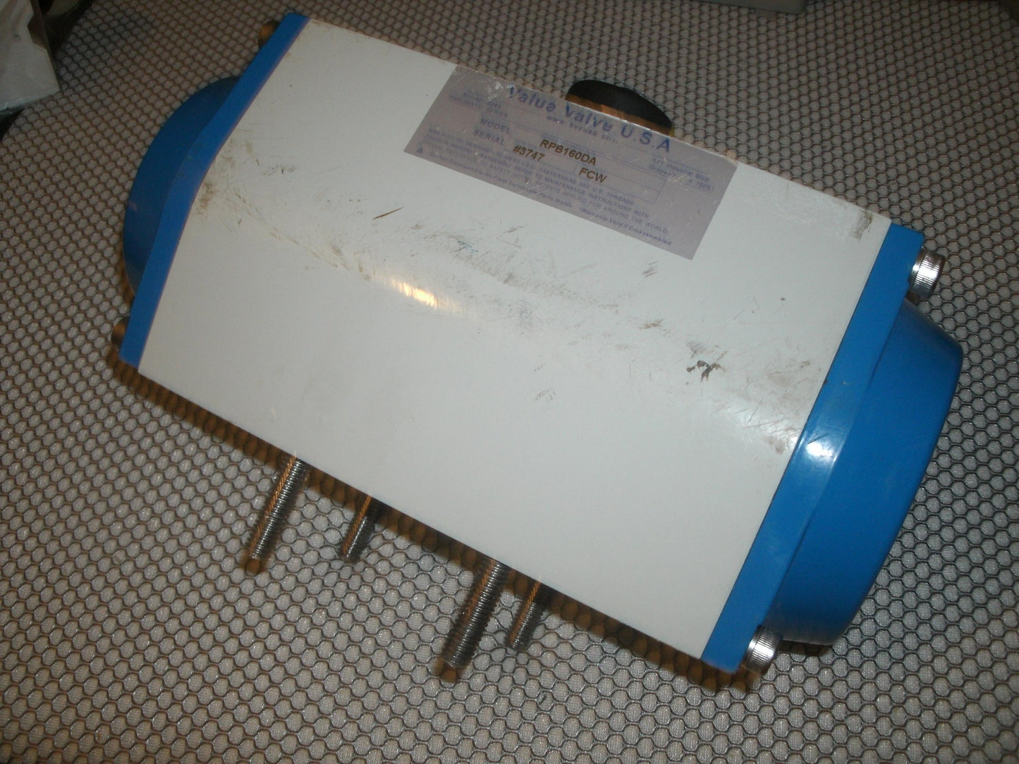 Value Valve U.S.A. RPB160DA. Used.