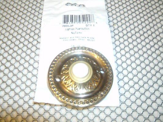 Nutone PB24LAP Unlighted Pushbutton Doorbell. New.