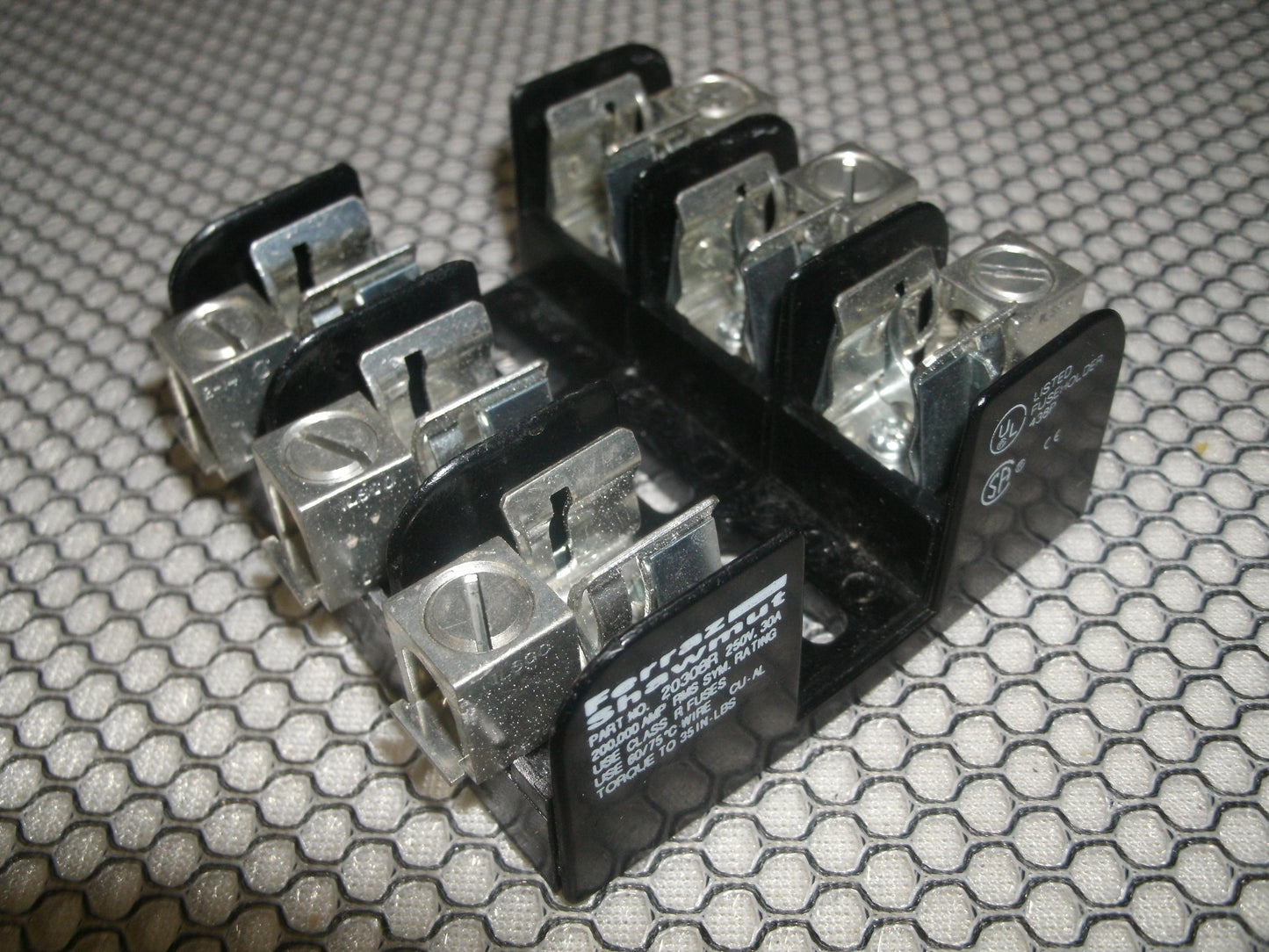 Ferraz Shawmut 20308R 3 Pole Fuse Holder.