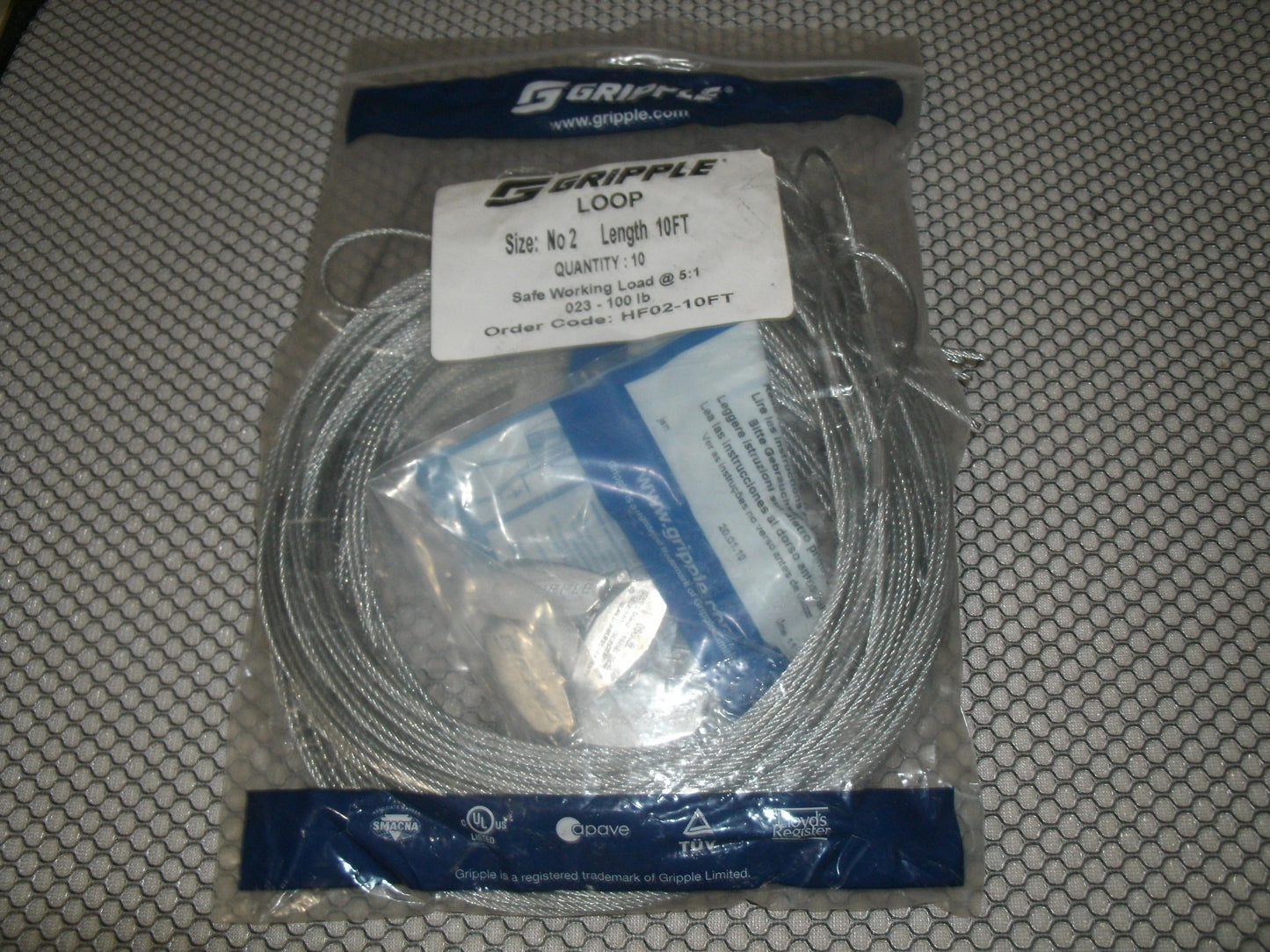 Gripple HF02-10FT Loop Hanger. New.