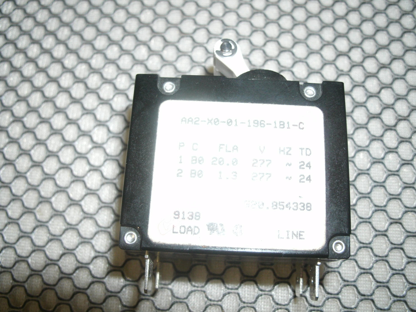 Carlingswitch AA2-X0-01-196-1B1-C,  Circuit Breaker.  (40)