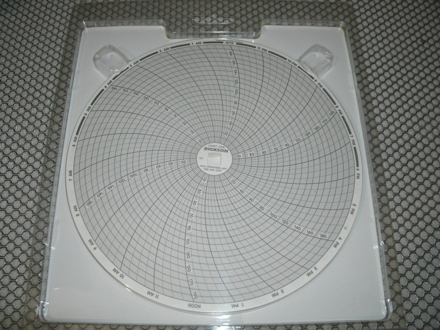 Dickson C456 Circular Chart, 8". New.