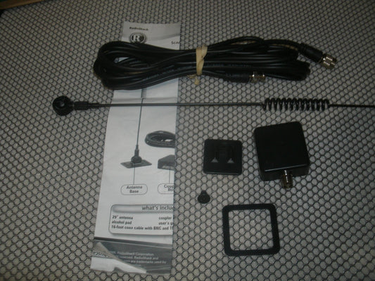 Radio Shack 20-001 Glass Mount Scanner Antenna. New.