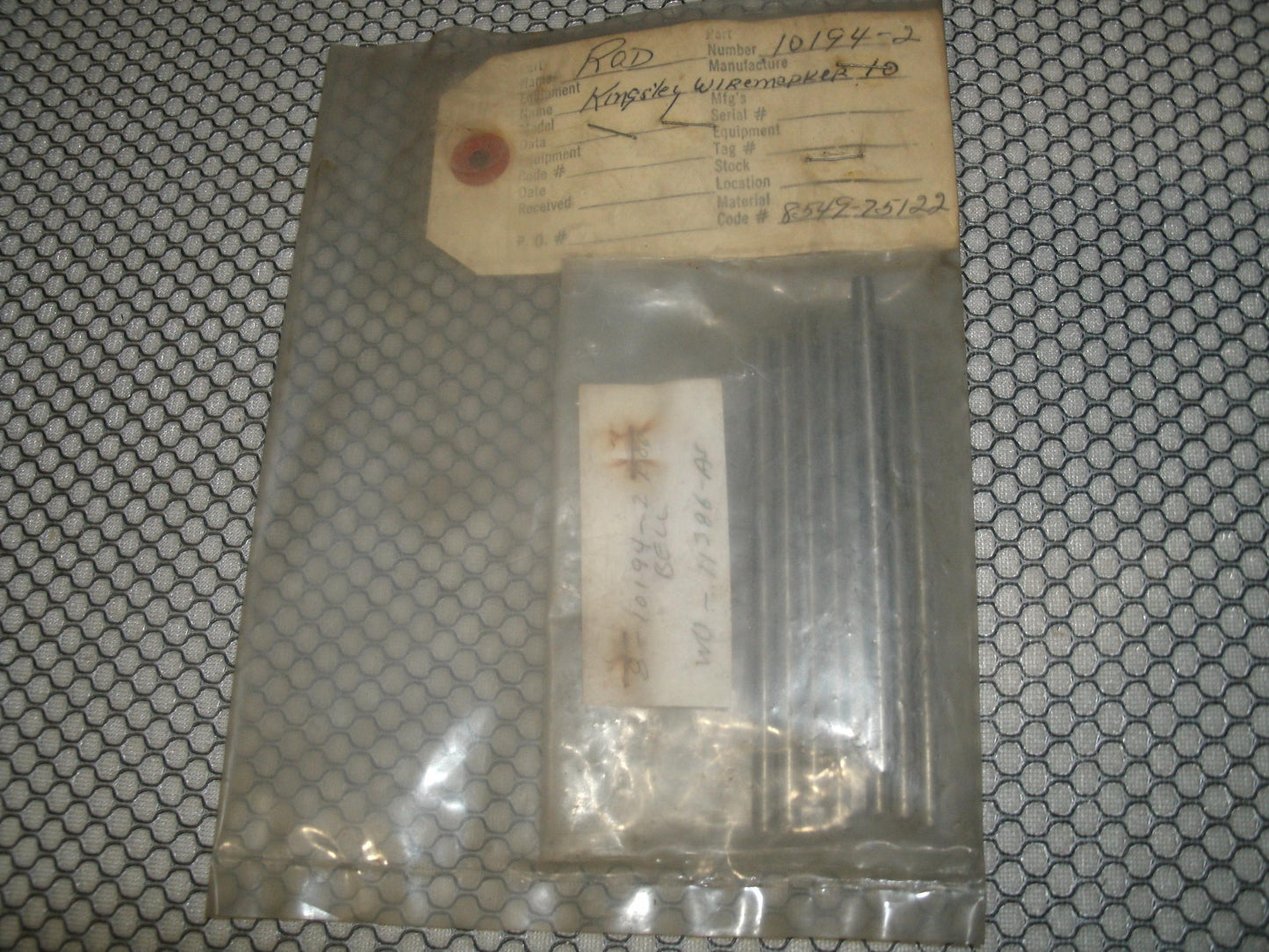 Kingsley 10194 Wire Marker-10. 8 Rods. New.