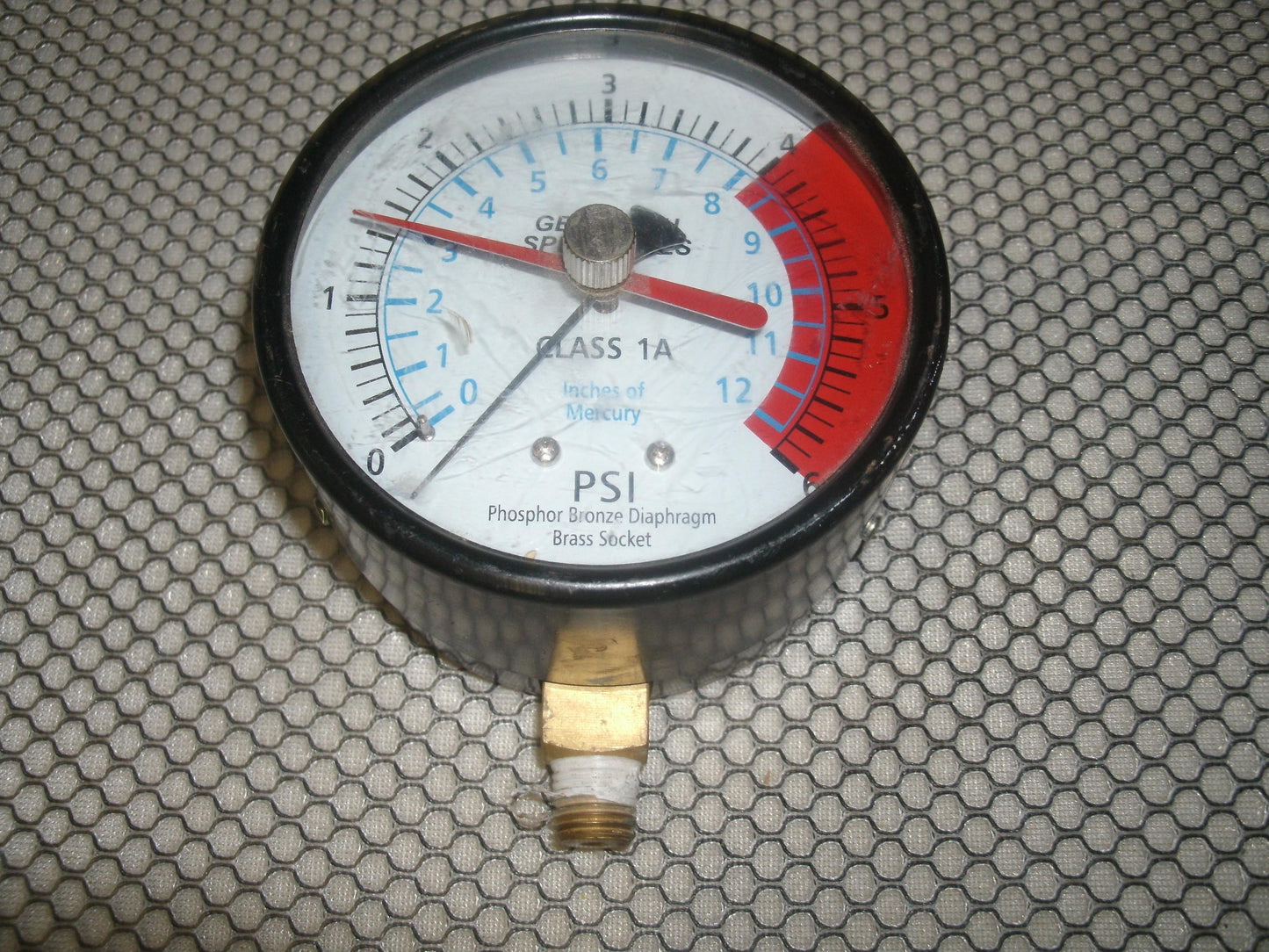 Gene Rich PSI Gauge. Used. T1805C.