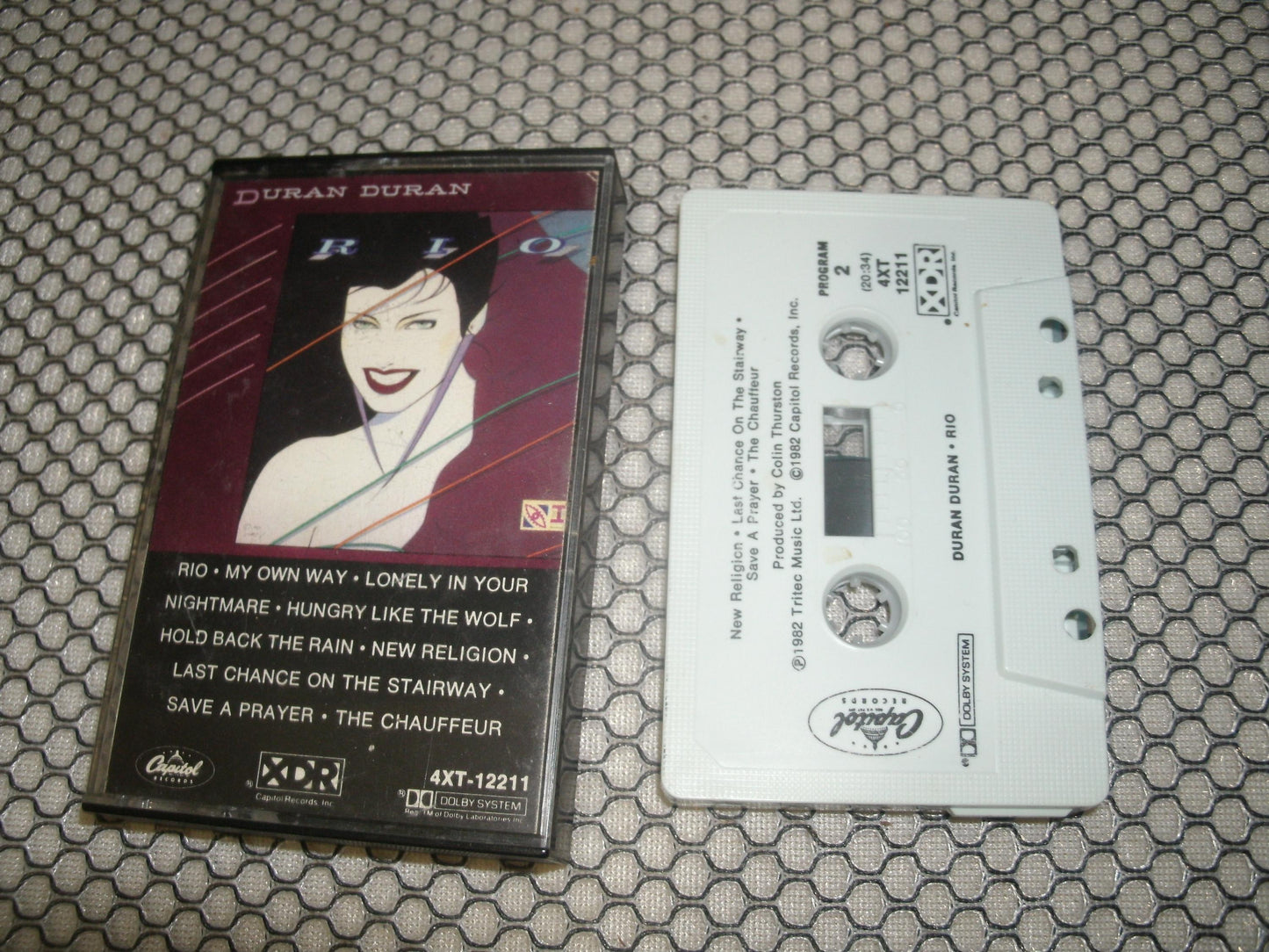 Duran Duran Rio Cassette Tape. Used. 4XT-12211.