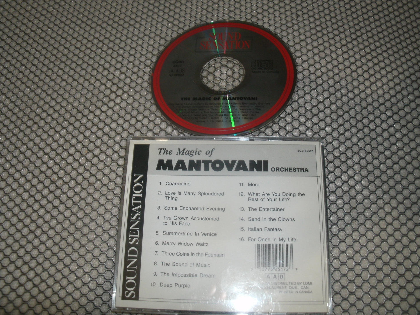 Magic of Mantovani Orchestra. CD. 056775251727.