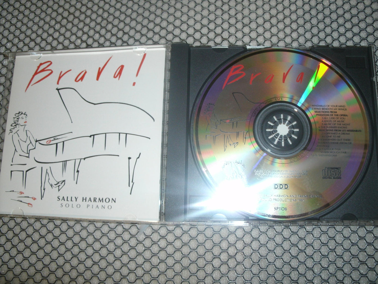 Brava! Sally Harmon. Solo Piano. SP106. Used CD.