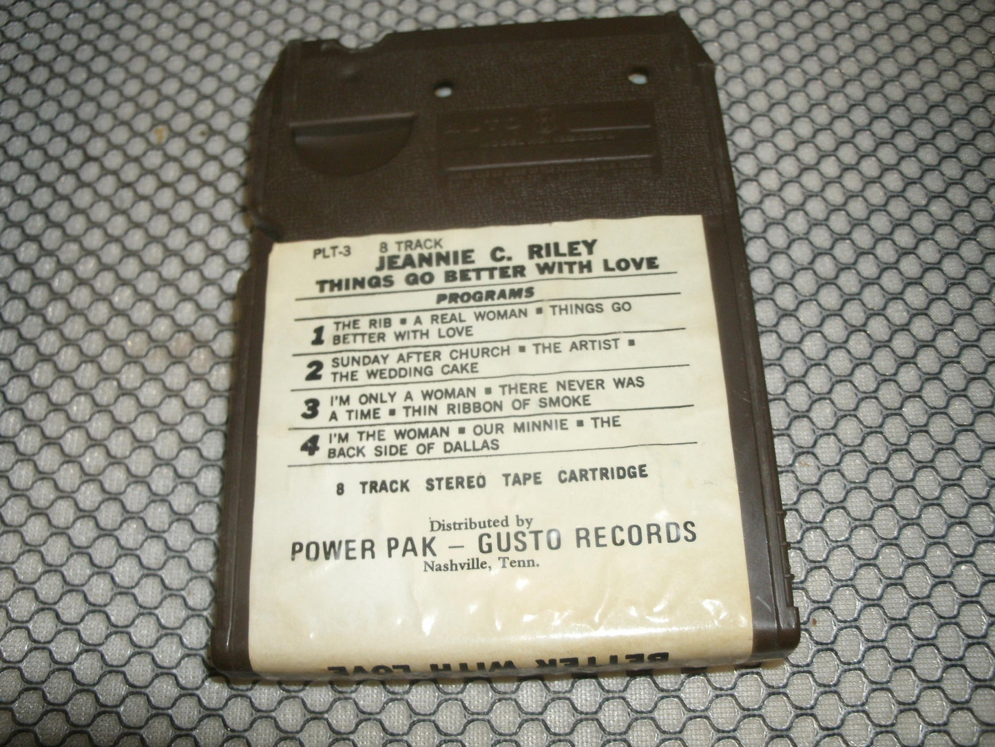 Jeannie C. Riley. PLT-3. 8 Track Stereo Tape. Used.