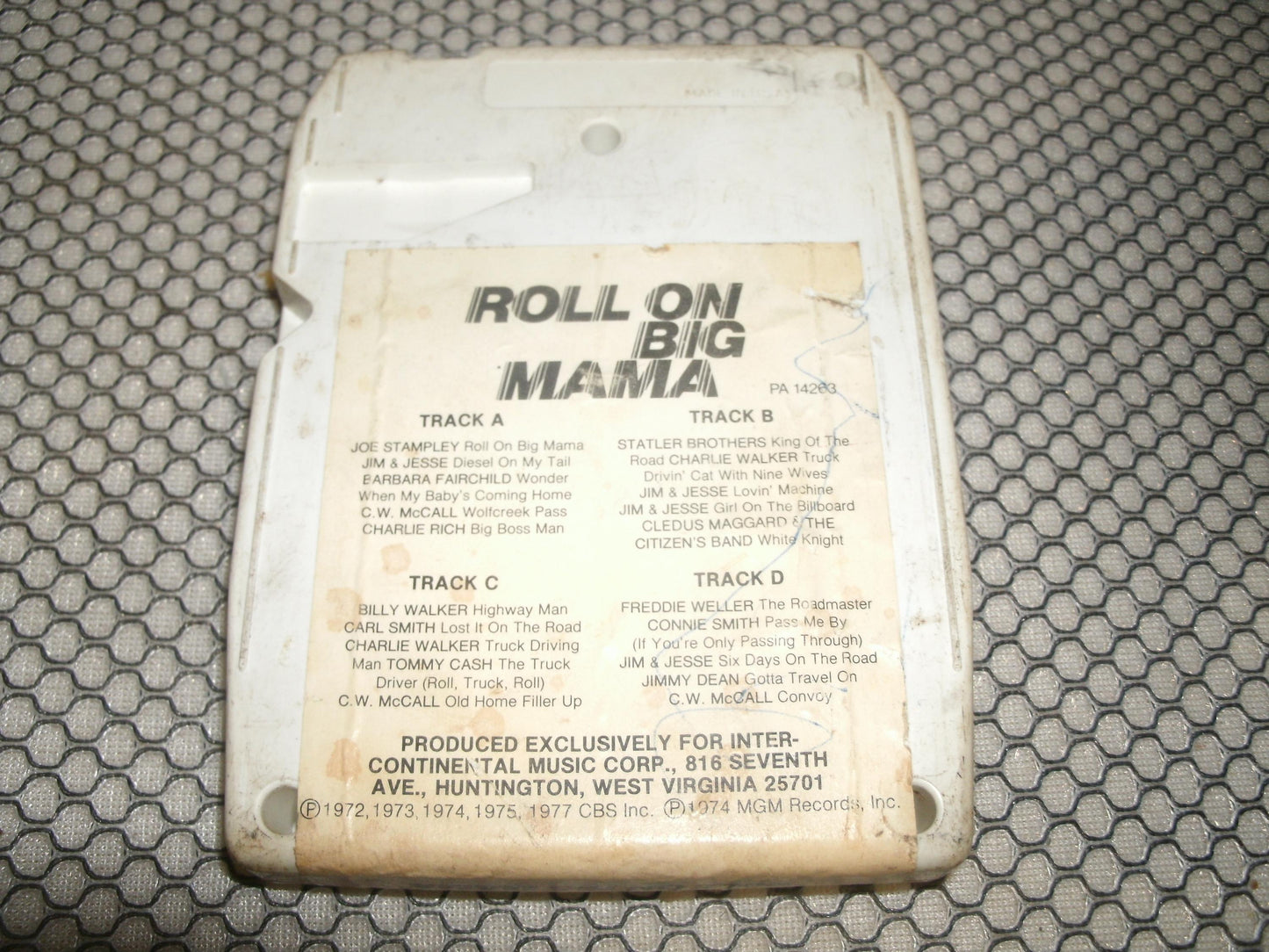 Roll On Big Mama. 8 Track Tape. PA 14263. Used.