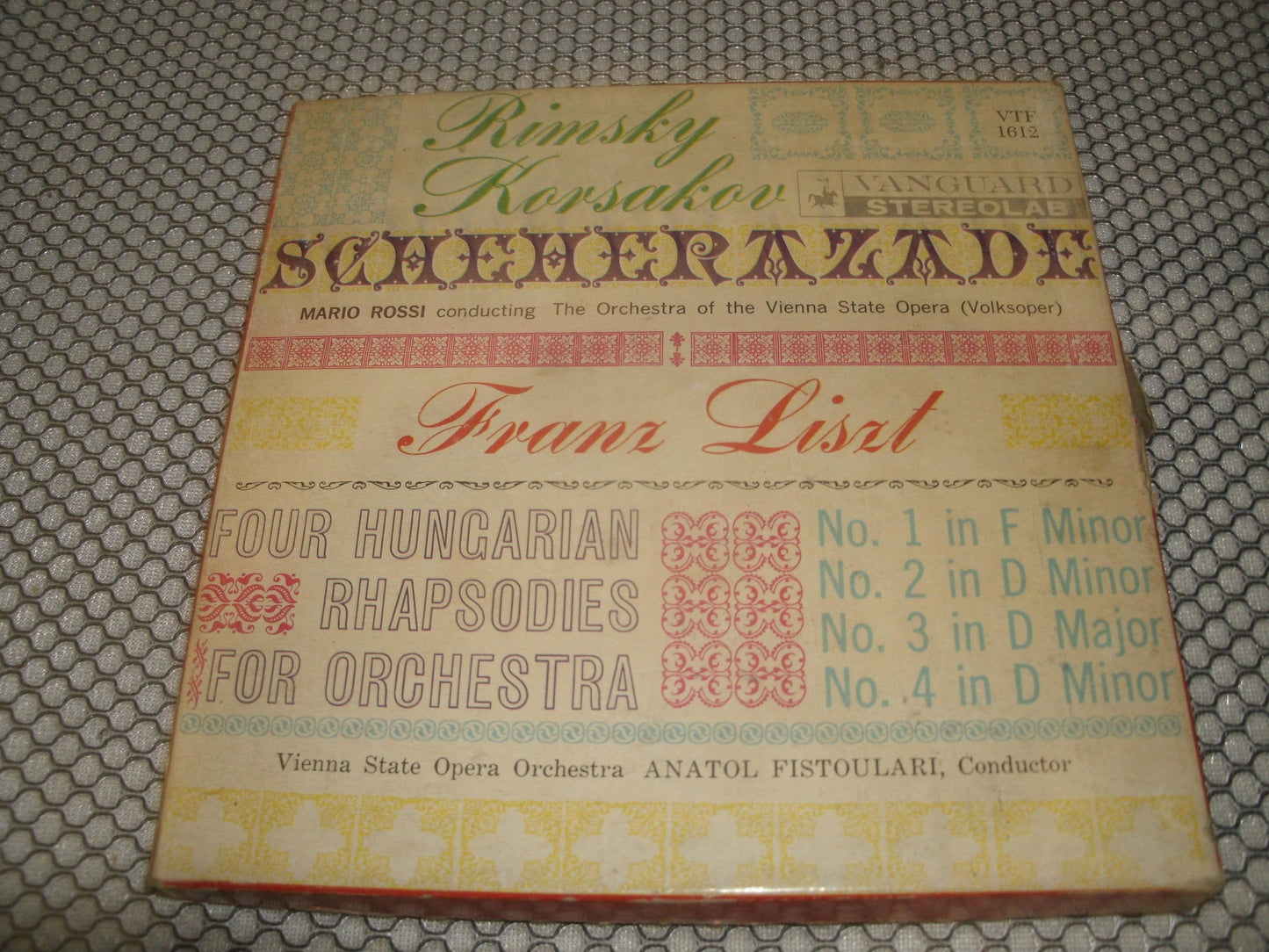 Rimsky Korsakov Scheherazade. VTF-1612.