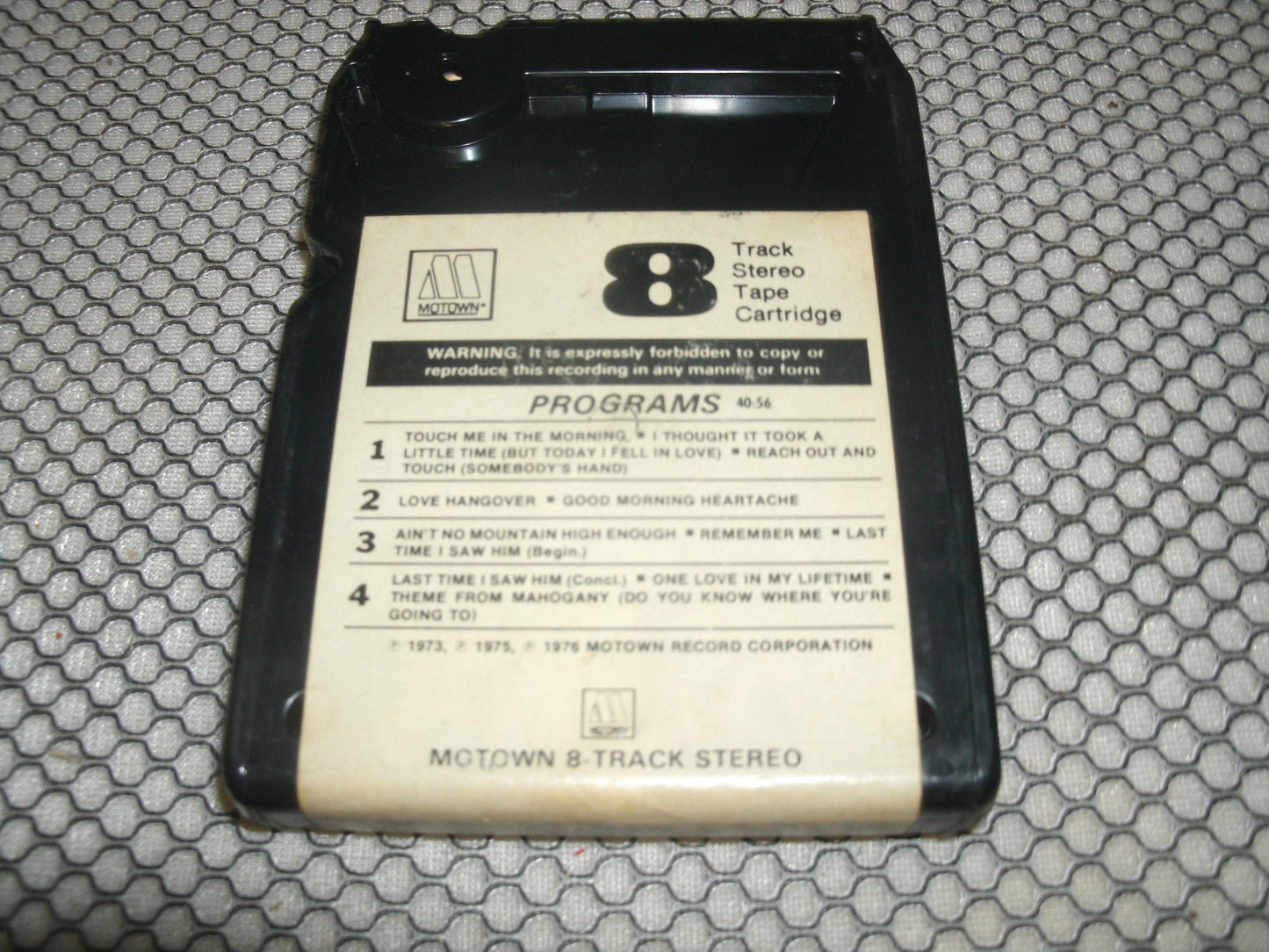 Dianna Ross. Greatest Hits. MHT 869. Used. 8 Track Tape.