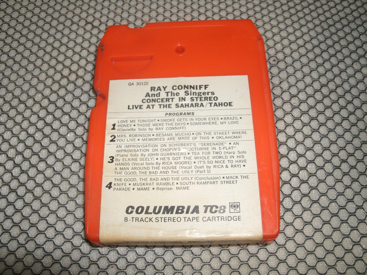 Ray Conniff's Concert In Stereo. Used. GA 30122. 8 Track Tape.