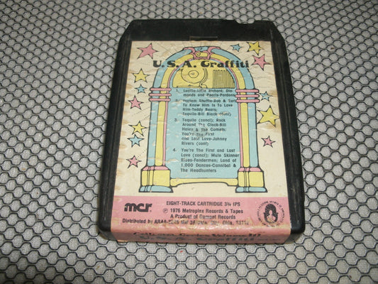 U.S.A. Graffiti. MCR-1522. 8 Track Tape. Used.