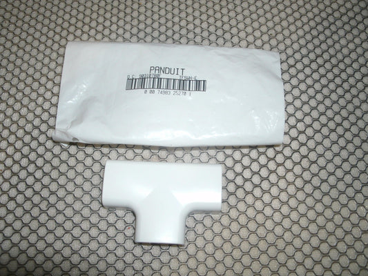 Panduit TF5WH-E Tee. New. 3 Way Tee. Ivory.