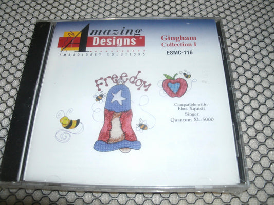 Amazing Designs CD Software. ESMC-116 Embroidery Solutions.
