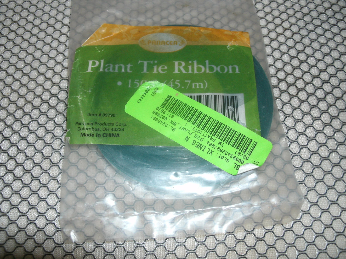 Panacea 89790 Plant Tie Ribbon. 150 Foot. (45.7m). New.