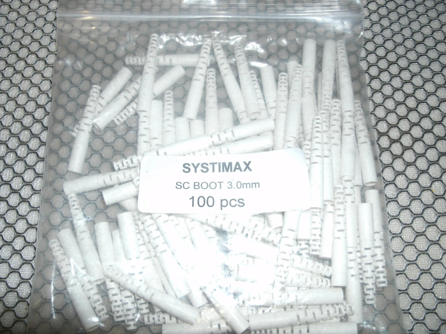 Systimax SC Boot 3.0mm. New. 100 Count.