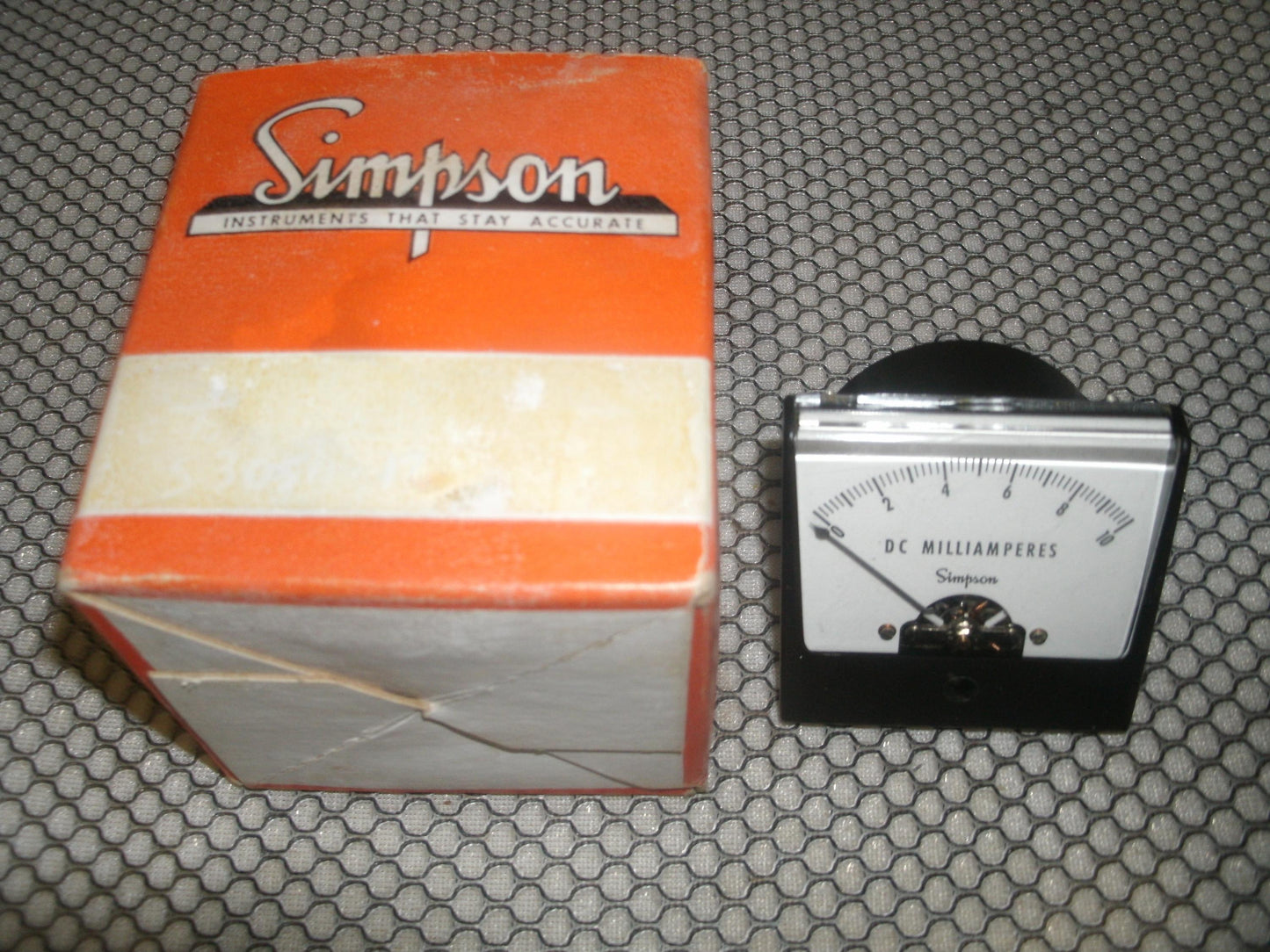 Simpson Gauge. 1227-MA1. 0 to 10 DC Milliamperes. New.