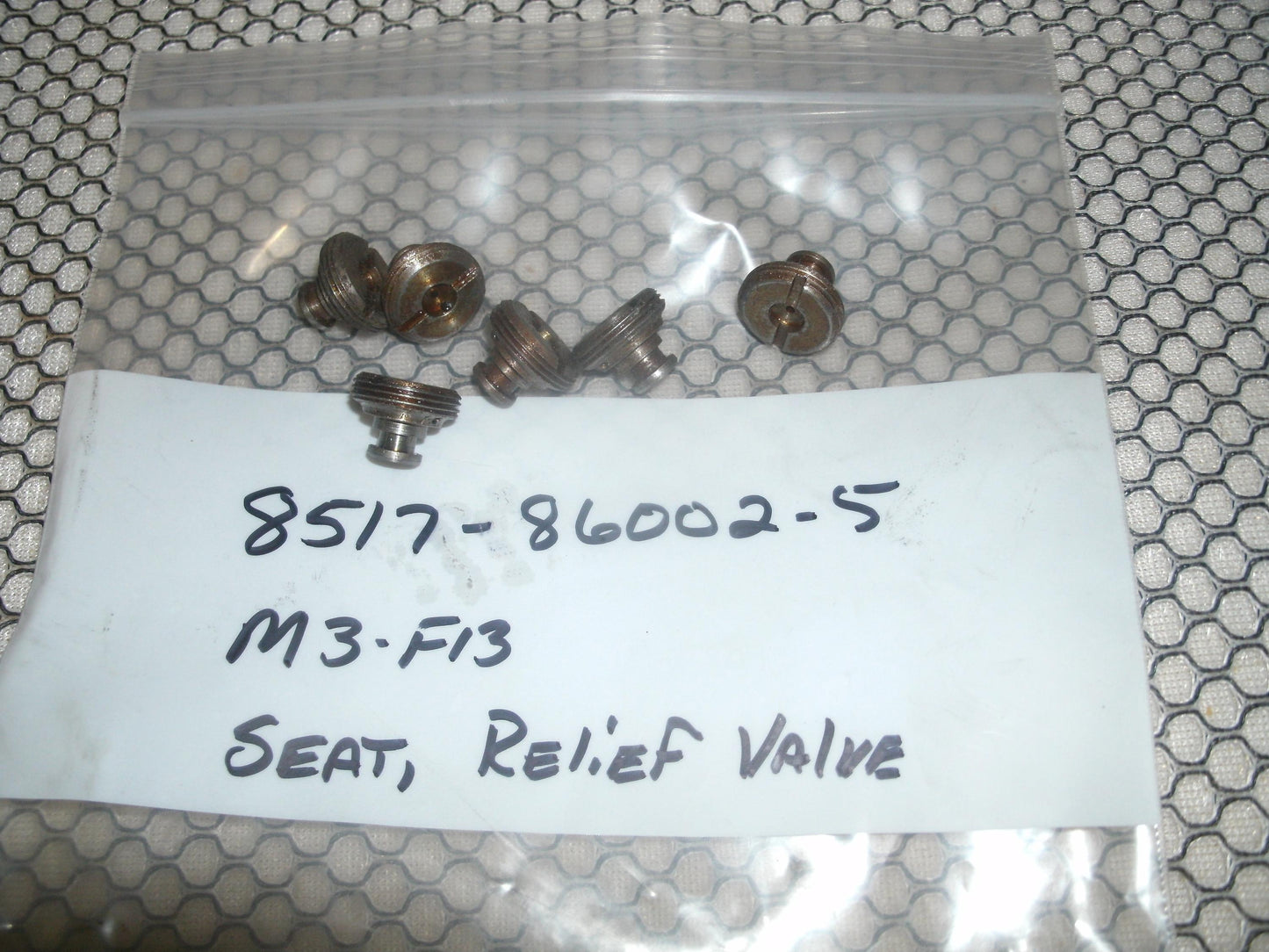 K&T 8517-86002-5 Relief Value Seat. New.