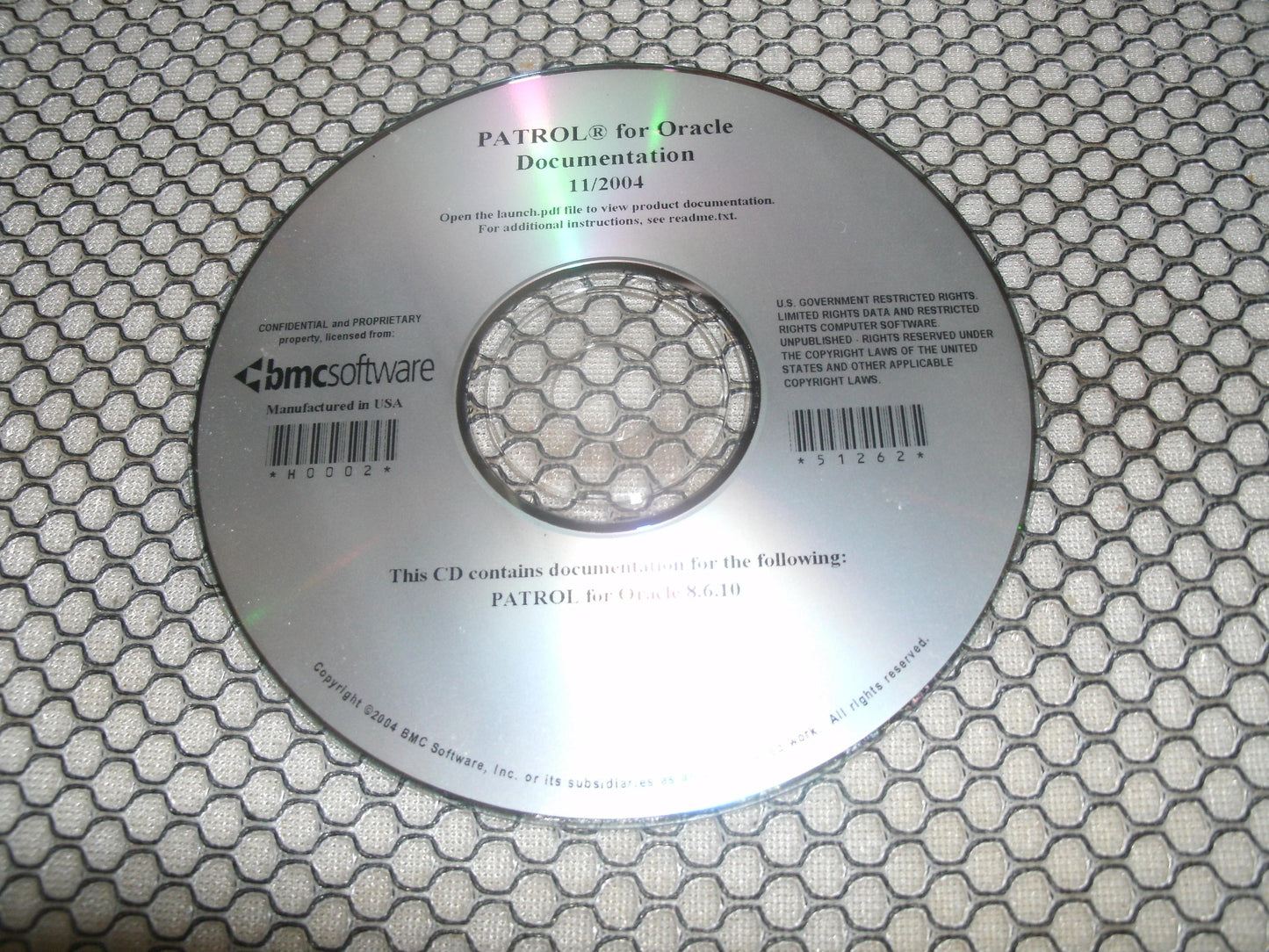 Patrol For Oracle Documentation. By BMC Software.