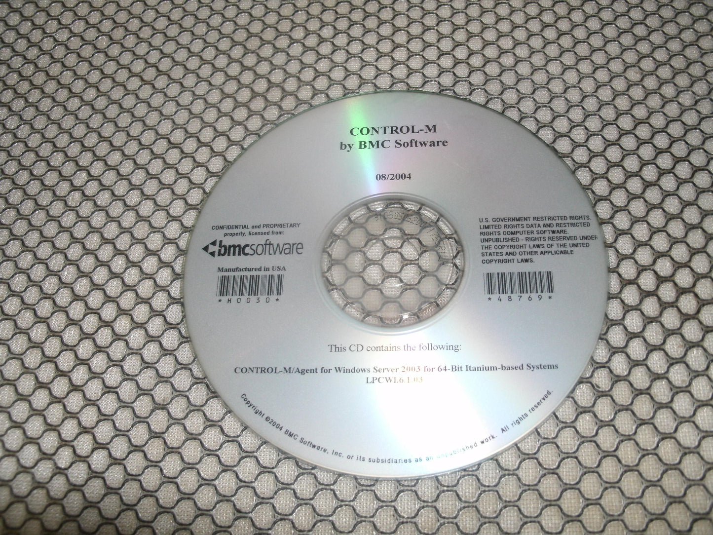 Control-M by BMC Software. New. 48769.