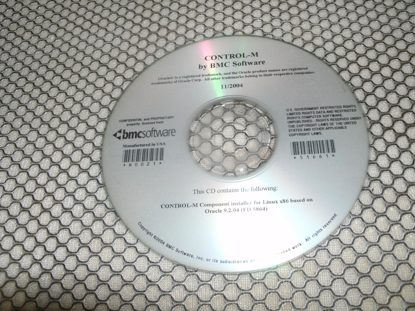 Control-M by BMC Software. 51661. CD.