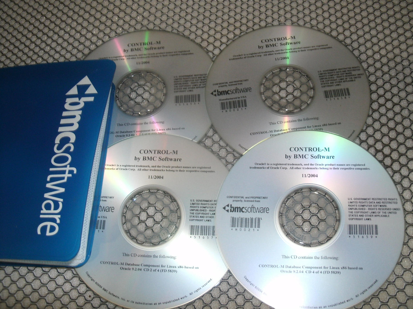 Control-M by BMC Software. 51655. Four CD's. New.