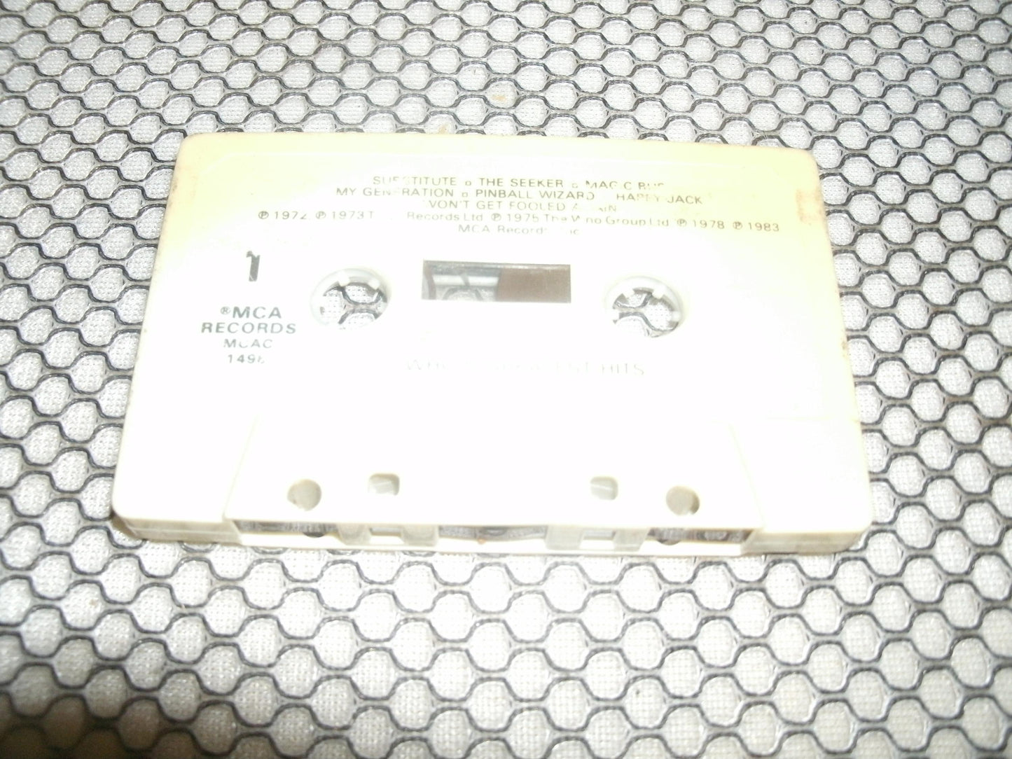 Who's Greatest Hits. Used. MCAC 1496. Used. Cassette.
