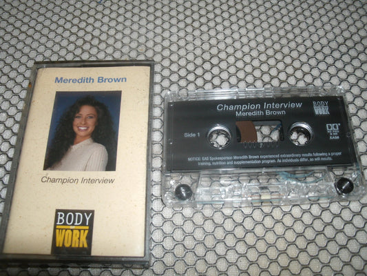 Meredith Brown. Champion Interview. Cassette. Used.