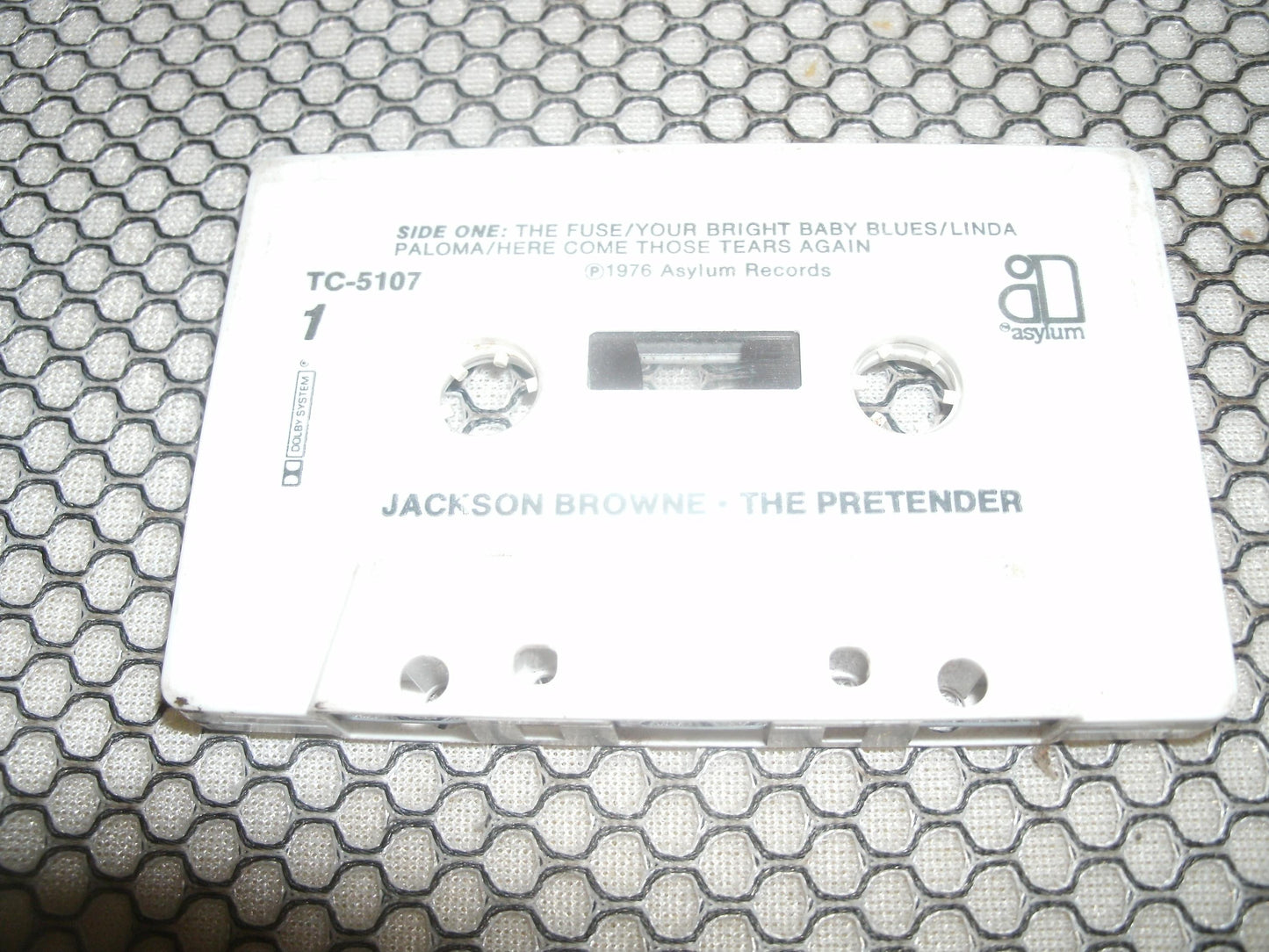 Jackson Browne. The Pretender. Cassette Tape. Used.