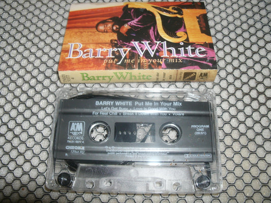 Barry White. Put Me In Your Mix. Cassette.